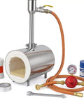 Propane Gas Forge With Single Burner Built Beefy Hot Up To 2600F Blacksmithing Forge For Knife Making And Farrier Work
