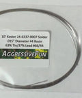 Rosin Core Solder 63/37.015 Inch Wire, 30 Feet Spool With Rosin Flux 44 in labeled package