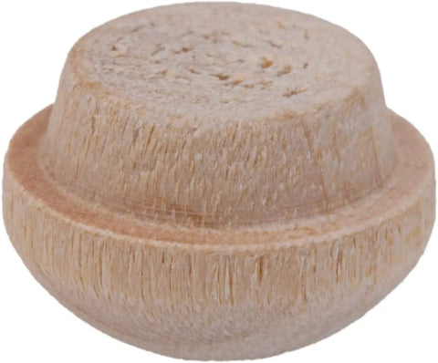 Solid Birch Screw Plugs 1/2 Inch Diameter Round Mushroom Head With Shoulders Pack Of 50 Heavy Duty Dowels Stainable Nailed Down Diy Makeover Sweet Finish Pro Gear