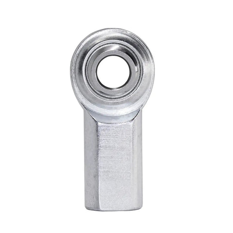 10 Piece Heavy Duty Rod End Bearings Precision Machined With A Half Inch Bore And One Half Twenty Female Threads Are Built Tough, showing a close-up of a single bearing.