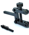 Heavy Duty Clamp Type Knurling Tool For Lathes With Two Inch Capacity And Three Eighths Inch Shank, Diamond Pattern, includes spare knurls