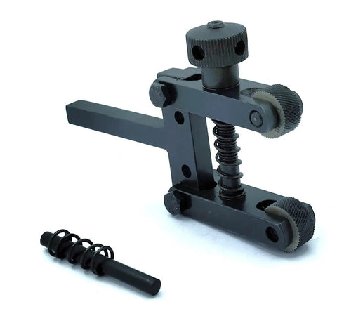 Heavy Duty Clamp Type Knurling Tool For Lathes With Two Inch Capacity And Three Eighths Inch Shank, Diamond Pattern, includes spare knurls