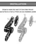 Single Speed Bike Chain Tensioner And Guide With Derailleur Hanger installation diagram