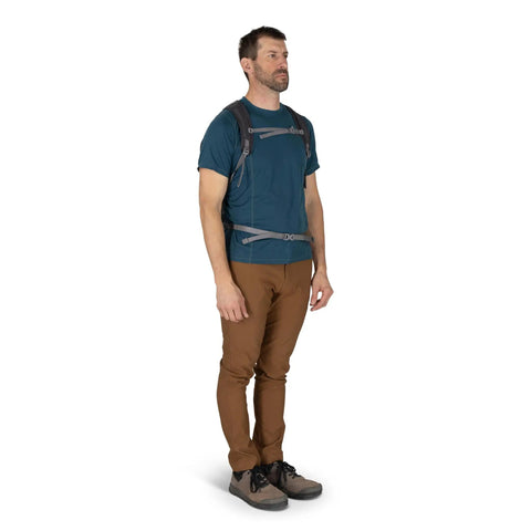Daylite Plus Commuter Backpack Lightweight Everyday Carry for Work School and Travel shown on person for scale and fit