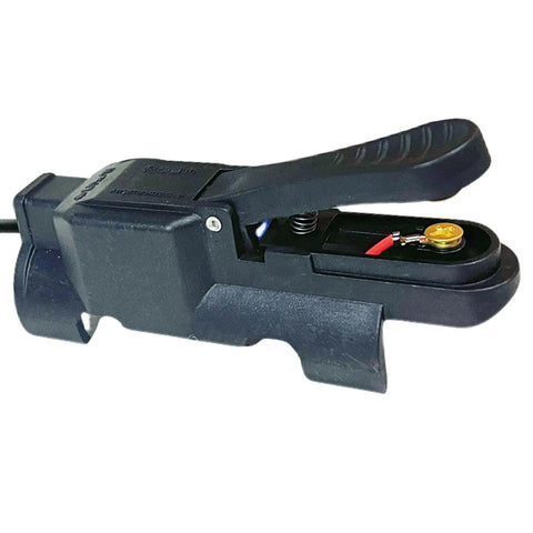 Welding Touch Button For Stable Grip Spot Welder Trigger Switch With Precise Amperage Control, Anti-Vibration Clip, shown side view