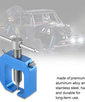 Heavy Duty RC Motor Gear Puller For Hpi Axial Hsp Scx10, blue aluminum tool for removing pinions, designed for easy maintenance.