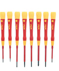 Insulated Precision Screwdriver Set 8 Piece PicoFinish Pro Grade Slotted And Phillips Bits 1000V Rated For Electronics And Electrical Work