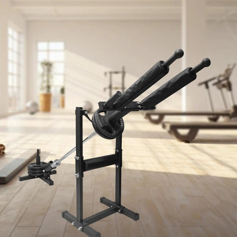 Shoulder Press Handle For Home Gym, Ergonomic Barbell Attachment For Shoulder Chest And Back Training, steel alloy build