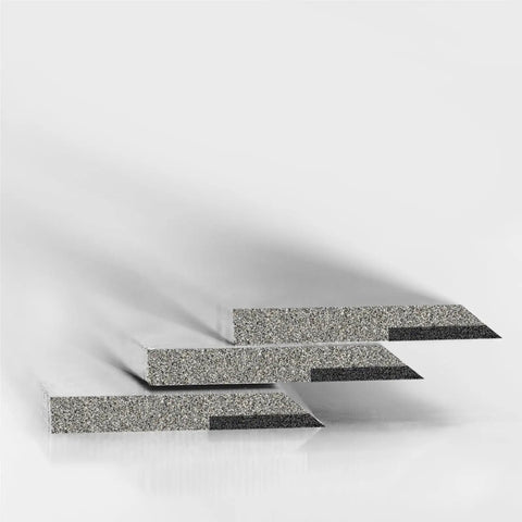 Pro Grade 12 Inch Planer Blades And Thicknesser Knives 3 Pack Reversible Hss Steel woodworking tools with precision ground edges.