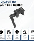 HG20 Linear Guide Rail Fixed Slider Set With Anti Collision Block And Handle Positioning Block