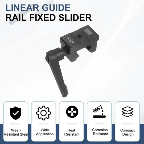 HG20 Linear Guide Rail Fixed Slider Set With Anti Collision Block And Handle Positioning Block