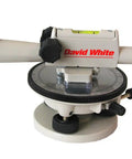 Meridian 22X Optical Level L6-20 with 1/4In at 100Ft precision, 200Ft range, featuring vernier readout and horizontal circle, in white.