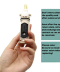 Person holding 1222 Replacement Cartridge Kit For 1222 And 1222B Cartridges, ideal for Moen shower faucet repair.