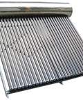 300 Liter Passive Solar Water Heater With Pressurized Tank And Evacuated Tubes built like a tank with stainless steel tubes.