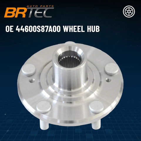 Front Wheel Hub and Bearing Assembly 44600S87A00 for Honda Accord 1998-2002, CR-V 2002-2006, Element 2003-2010, Pilot 2003-2008