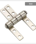 360-degree rotation torque-stop damping hinge, stainless steel with two mounting plates and screw holes