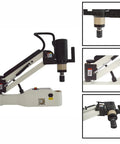 Heavy Duty 1200W Electric Tapping Machine 360 Degree Rotation M6 To M30 Threading Tool with touch screen control panel
