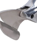 Filfeel Cordless Metal Shears With 360 Degree Rotating Head And Variable Speed Electric Sheet Metal Cutter For Stainless Steel Aluminum Carpet Leather Cardboard 21V Compatible With Makita Batteries, close-up of blade.