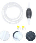 Manual Transfer Pump With Hose For Oil Water And Liquids High Suction Hand Siphon Pump For Gasoline And Liquid Transfer Ideal For Paraffin And Aquarium Water Changes, clear hose and bulb