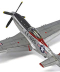 F 51D Mustang Model Kit 1 48 Scale Plastic Airplane For Adults And Kids Skill Level 3 WW2 Fighter Aircraft Model angled view