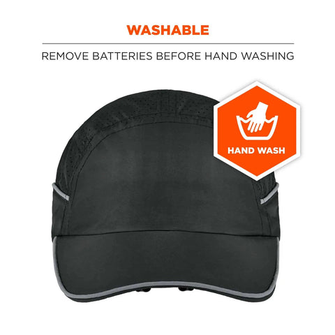 Ultra Lightweight Bump Cap With LED Brim Lighting Baseball Hat Style Black Keeps You Safe From Scrapes With Hands Free Night Visibility 44 Lumen Under Brim Lights For Up To 11 Hours Of Head Protection