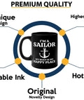 Sailor Coffee Mug 11oz Black My Boat Is Funny Gift For Boaters And Sailors Boat Captain Gift Lake Lover Humor Sailboat Gifts