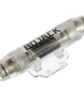 Heavy Duty Inline ANL Fuse Holder With 300 Amp ANL Fuse Solid Nickel Plated Build For 0 2 4 AWG Wiring Clear Cover