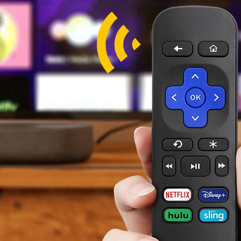 Replacement Remote For Express Premiere Box And Player Devices 1 2 3 4 Not For Stick Or TV Basic Infrared Remote shown handheld