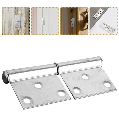 Heavy Duty Detachable Flag Hinge For Doors 5 Inch Weld-On Slip Joint Hinge Pair For Outdoor Wood Gates And Security Doors