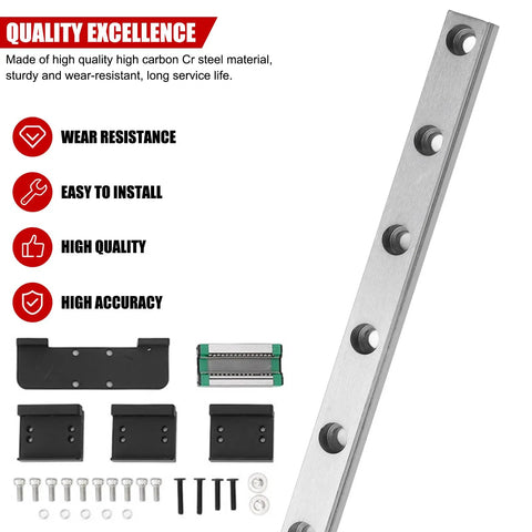 Linear Rail Guide Kit For Neptune 3 MAX And Neptune 4 MAX Upgrade with installation tools and screws.