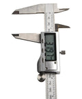 Micpointik Digital Caliper 0-150mm displaying measurement of 3.197mm, stainless steel construction for precision.