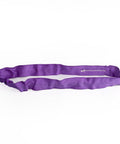Aerial Lyra Hoop Rigging Set Gig Ready With Polyester Round Slings, Heavy-Duty Lifting Strap For 5300 lb Capacity, Purple 1ft 8in