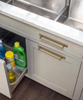 Kitchen cabinets with Beefy Antique Brass Cabinet Pulls With Plaquette Backplates, 7 9 16 Inch Vintage Industrial Zinc Drawer Handles
