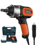 Corded One Half Inch Impact Wrench With Detent Ball Anvil, 320 Ft Lbs Max Torque, 12V Brushless Power Gun, Ultra Lightweight 3.3 Lb