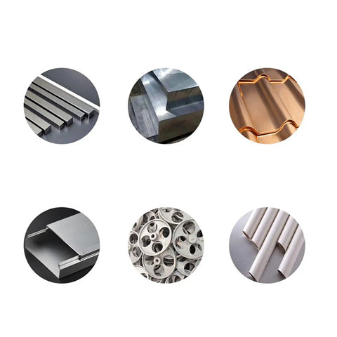 Various metal materials for use with 4-Piece Welding Magnets Set With 25Lb Hands-Free Hold Heavy-Duty Magnetic Holder.
