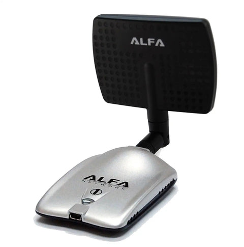 2.4GHz 7dBi RP-SMA Panel Antenna Screw-On Swivel For Network Adapters And Routers Boosts Range Up To 4x