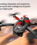GPS Drone With Dual Cameras And A Large Four And A Half Inch Screen Transmitter For Real Time FPV Flight Infrared Obstacle Avoidance