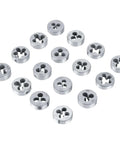 Awesome Mtlavishness 40Pcs Alloy Steel Tap Die Set With Wrenches And Thread Gauge For Heavy Duty Repair Bench Work And Craft Projects Stored Neatly In Organized Kit, alloy steel round dies