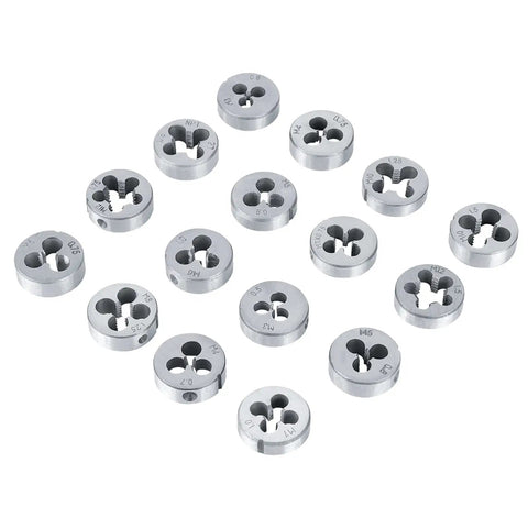 Awesome Mtlavishness 40Pcs Alloy Steel Tap Die Set With Wrenches And Thread Gauge For Heavy Duty Repair Bench Work And Craft Projects Stored Neatly In Organized Kit, alloy steel round dies