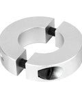 Pack Of 4 8mm Split Shaft Collars Aluminum Alloy Two Piece Clamping Collar 25mm OD 8mm Thick With M4 Set Screws Built Tough For Precision CNC Gear And Robotics, split clamp view