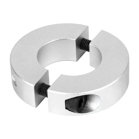 Pack Of 4 Split Shaft Collar Bore 32mm Aluminum Alloy Two Halves Clamping Collar For Shaft 60mm OD 15mm Thick With M6 Set Screws Lightweight Easy Install Corrosion Resistant close-up