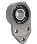 Two Pack Three Bolt Flange Mount Ball Bearing Unit With UC205 16 Insert Bearing Cast Iron Housing FB205 1 In Bore 5 16 In Bolt Set