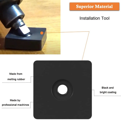 Three Eighths Inch Impact Socket Retaining Clip Kit With O Ring And Installation Tool For Brushless Impact Wrench, Includes C Ring Retainers And Replacement Sockets, Durable Steel Construction