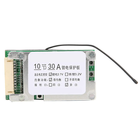 Hassle Free 36V 10S Lithium Battery BMS Featuring 30A Smart Balancing Protection Board For Lithium Ion Cells Plus Overcharge Guard for E-bike mods.