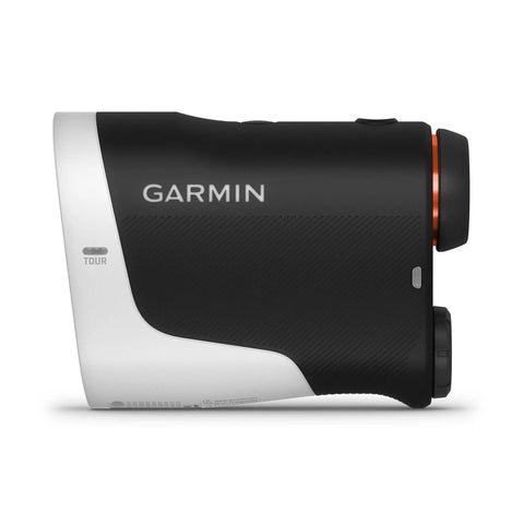 Side view of Approach Z30 Golf Laser Range Finder with 6X Magnification, Pin To Flag Distance Up To 400 Yards, Vibration Lock Feedback