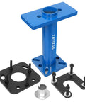 Rear Axle Bearing Puller And Installer Kit with ABS Tone Ring Adapter Plate, blue and black components, for Toyota vehicles.