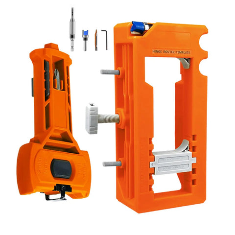 Hinge Jig For Doors With Precise Alignment And Adjustable Measurements A Rugged, User Friendly Router Template For Door Latch And Hinge Placement