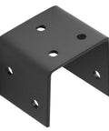 Heavy Duty Black Half Post Base For 2x2 And 2x4 Posts Joist Hanger Connector For Deck Railing Support Built To Last
