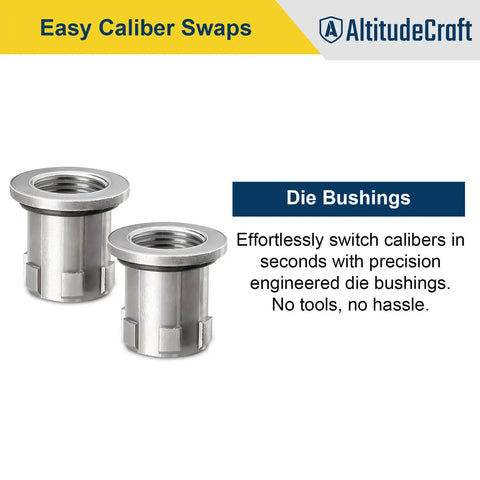 Quick Change Die Bushings Kit For Reloading With Press Bushings For Hornady Compatible Single Stage And Progressive Presses