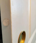 Ultra Quiet Door Bumpers 3 Pack 18 Pieces Peel And Stick Installation for sliding doors, close-up view with soft polymer gel